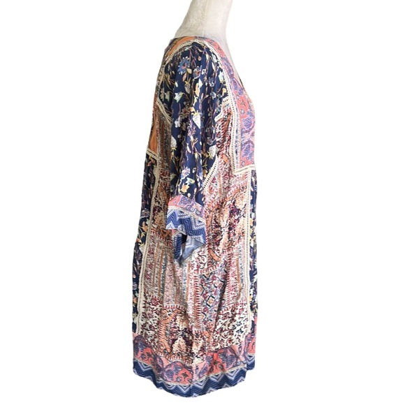 Sundance “My Favorite Dress Ever” Floral & Crochet Lace Boho Mini Dress - M - Picture 8 of 16